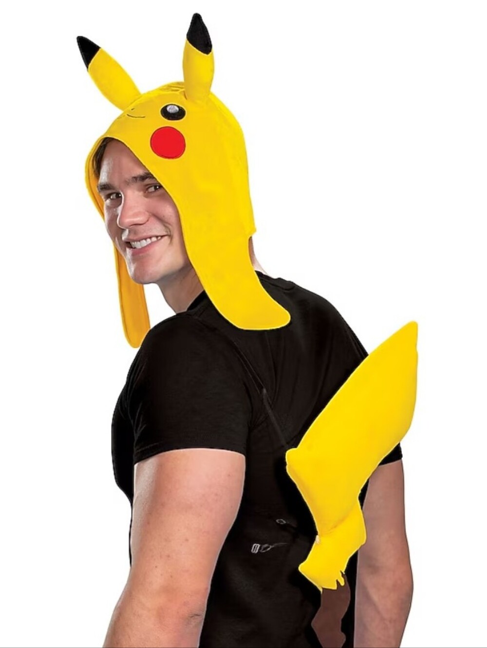 Pokemon Pikachu Plush Headpiece and Tail Set - Yellow